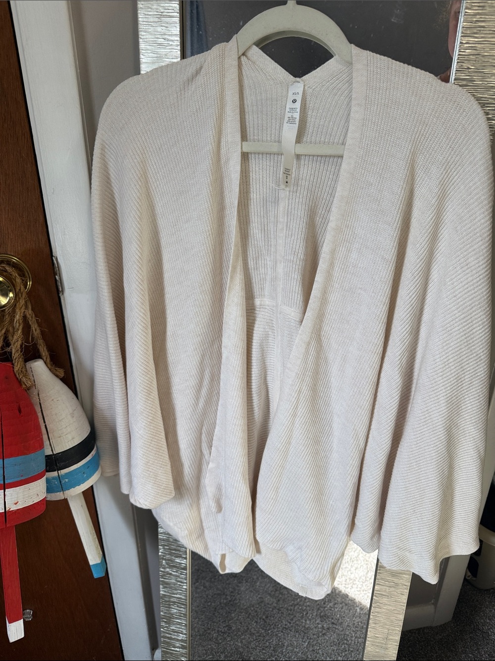 Lululemon Cashlu Knit Textured Wrap - Cream